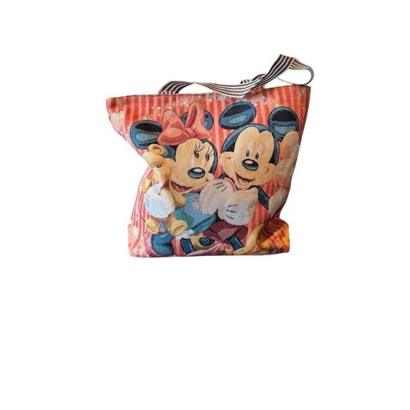 Disney Character Mickey and Minnie Mouse Tote - Picture 8 of 12